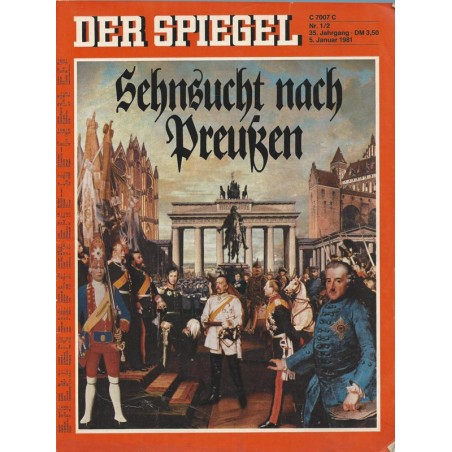 Der Spiegel Nr.1/2 / 5 Januar 1981 - Sehnsucht nach Preußen