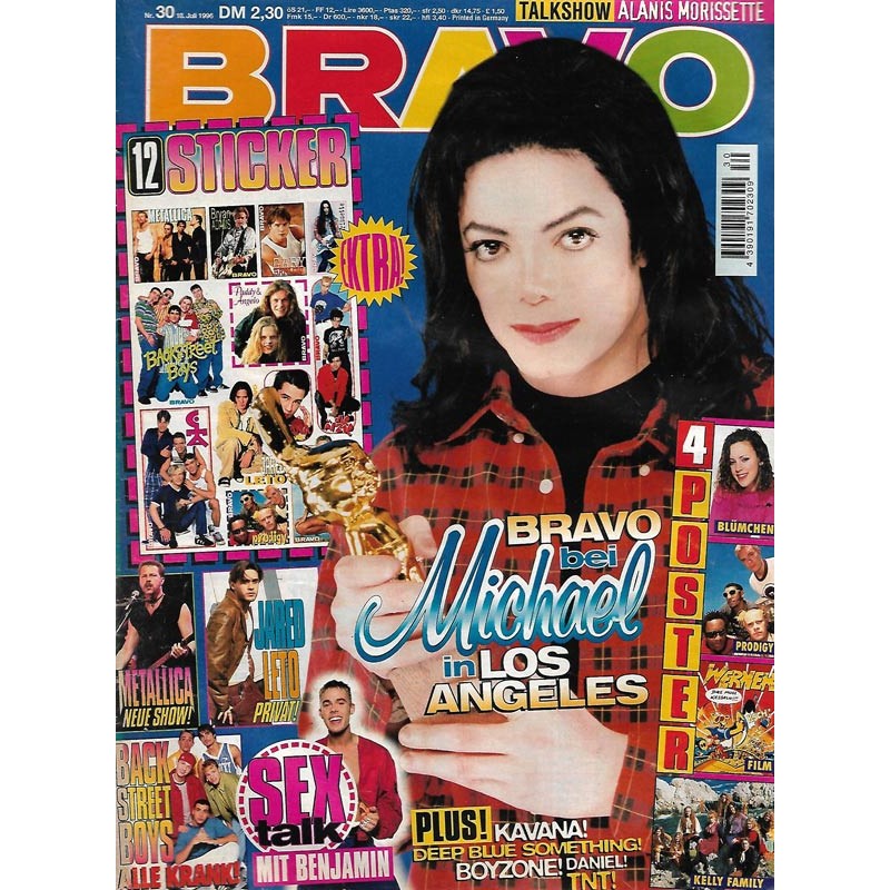 BRAVO Nr.30 / 18 Juli 1996 - Michael Jackson in L.A.