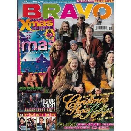 BRAVO Nr.49 / 28 November 1996 - Christmas Show der Kellys