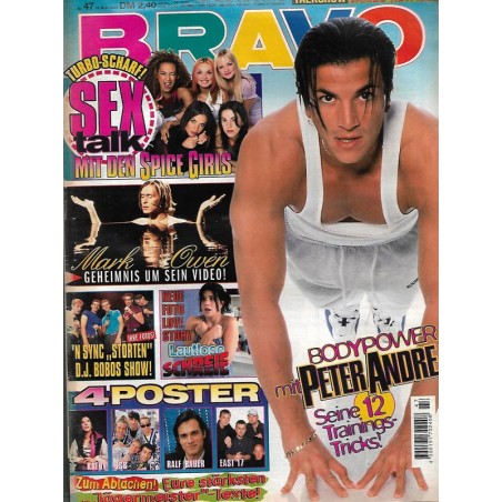 BRAVO Nr.47 / 14 November 1996 - Bodypower mit Peter Andre