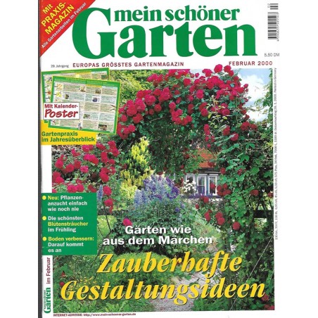 Mein schöner Garten / Februar 2000 - Zauberhafte Gestaltungsideen