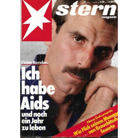 stern Heft Nr.37 / 5 September 1985 - Ich habe Aids