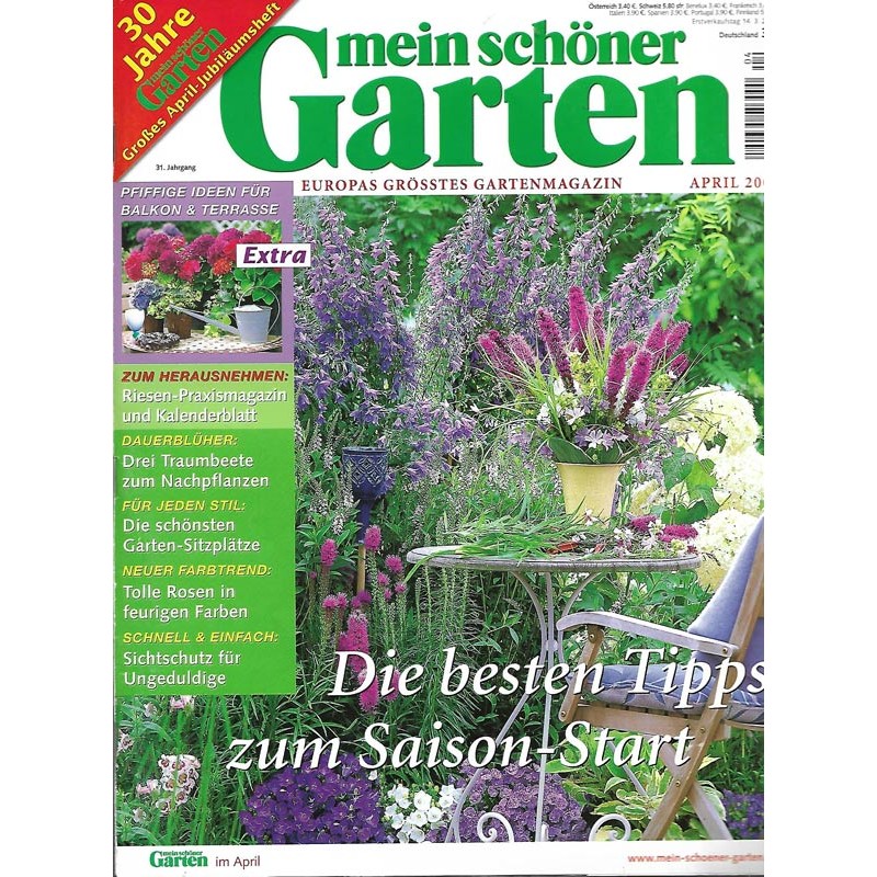 Mein schöner Garten / April 2002 - Tipps zum Saison Start