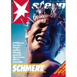 stern Heft Nr.32 / 30 Juli 1987 - Schmerz