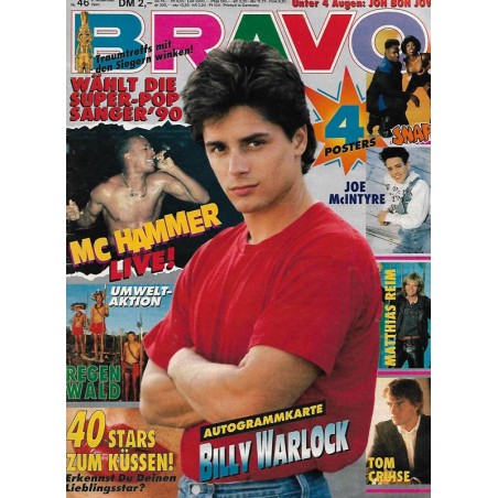 BRAVO Nr.46 / 8 November 1990 - Billy Warlock