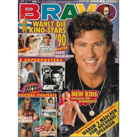 BRAVO Nr.47 / 15 November 1990 - David Hasselhoff