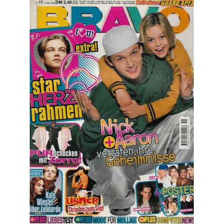 BRAVO Nr.11 / 12 März 1998 - Nick + Aaron