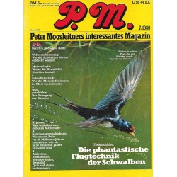 P.M. Ausgabe Juli 7/1980 - Flugtechnik der Schwalben