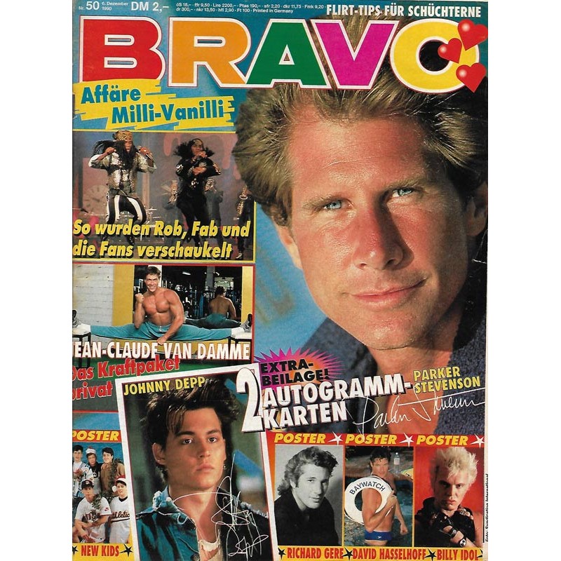 BRAVO Nr.50 / 6 Dezember 1990 - Parker Stevenson