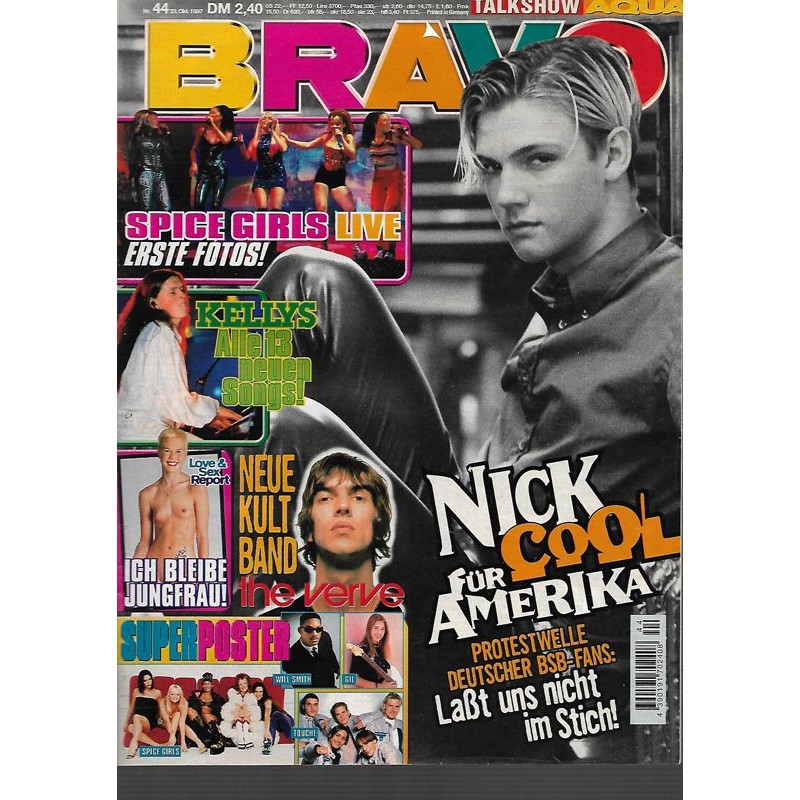 BRAVO Nr.44 / 23 Oktober 1997 - Nick cool für Amerika