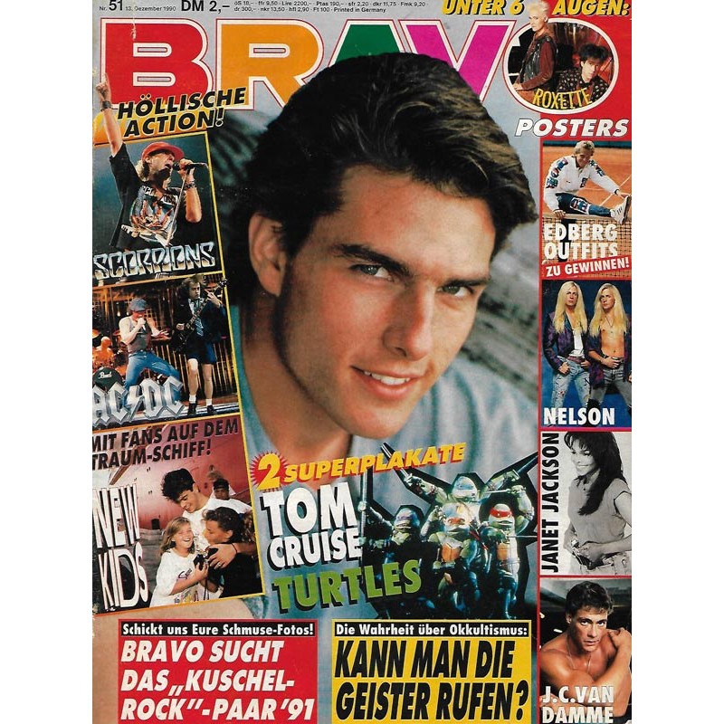 BRAVO Nr.51 / 13 Dezember 1990 - Tom Cruise & Turtles