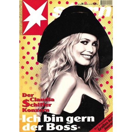 stern Heft Nr.38 / 19 September 1995 - Der Claudia Schiffer Konzern