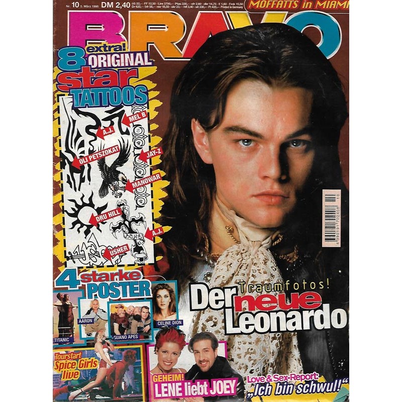 BRAVO Nr.10 / 5 März 1998 - Der neue Leonardo DiCaprio