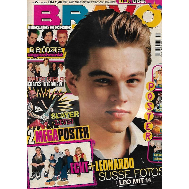 BRAVO Nr.27 / 2 Juli 1998 - Leonardo süsse Fotos