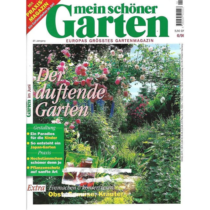 Mein schöner Garten / Juni 1998 - Der duftende Garten