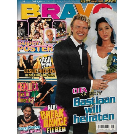 BRAVO Nr.28 / 9 Juli 1998 - Bastian will heiraten