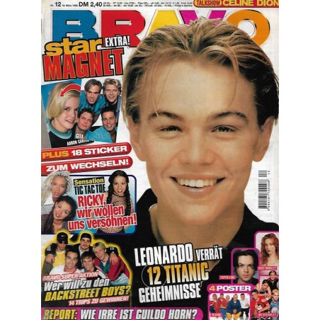 BRAVO Nr.12 / 19 März 1998 - Leonardo verrät Titanic Geheimnisse