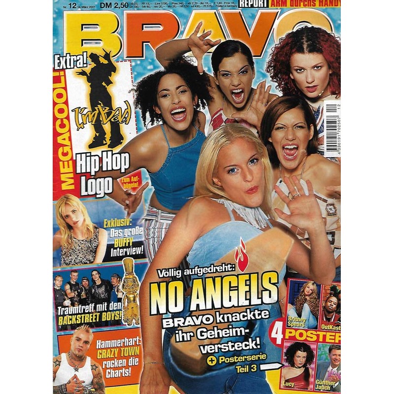 BRAVO Nr.12 / 14 März 2001 - No Angels im Geheimversteck