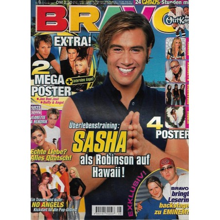 BRAVO Nr.8 / 14 Februar 2001 - Sasha als Robinson