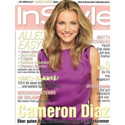 InStyle 8/August 2009 - Cameron Diaz / Alles Easy!