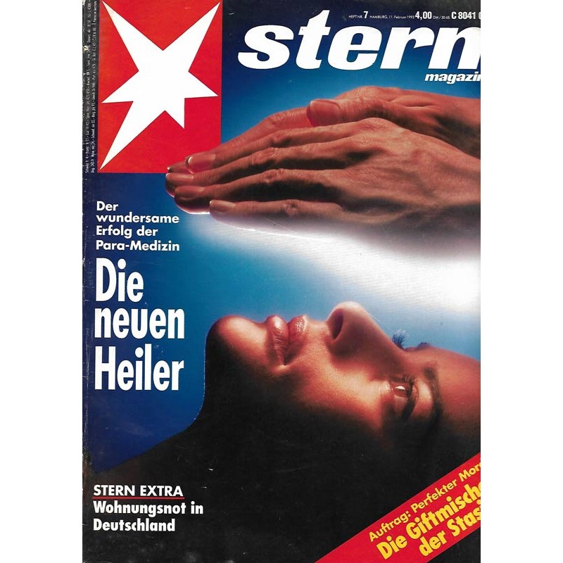 stern Heft Nr.7 / 11 Februar 1993 - Die neuen Heiler