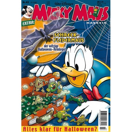 Micky Maus Nr. 43 / 18 Oktober 2001 - Schreck Fledermaus