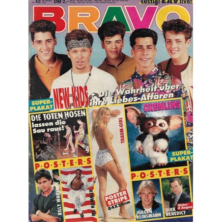 BRAVO Nr.43 / 18 Oktober 1990 - New Kids, die Wahrheit