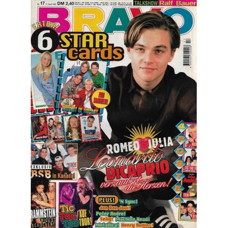BRAVO Nr.17 / 17 April 1997 - Leonardo DiCaprio Romeo & Julia