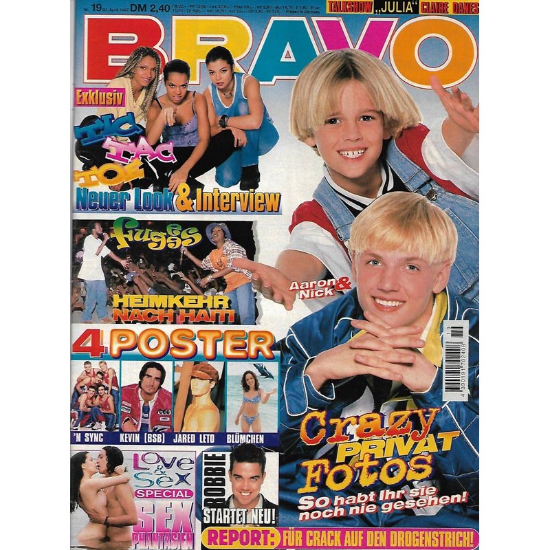 BRAVO Nr.19 / 30 April 1997 - Aaron & nick crazy Fotos