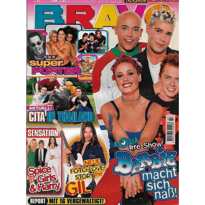 BRAVO Nr.47 / 13 November 1997 - Barbie macht sich naß