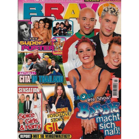 BRAVO Nr.47 / 13 November 1997 - Barbie macht sich naß