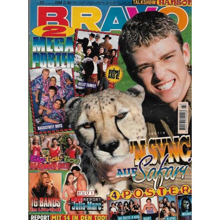 BRAVO Nr.23 / 28 Mai 1997 - N Sync auf Safari