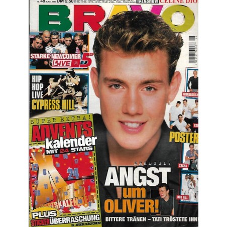 BRAVO Nr.48 / 26 November 1998 - Angst um Oliver