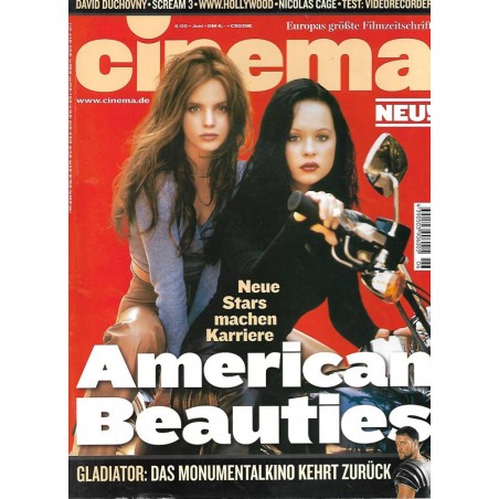 CINEMA 6/00 Juni 2000 - American Beauties