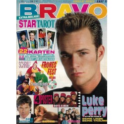BRAVO Nr.53 / 22 Dezember 1992 - Luke Perry privat