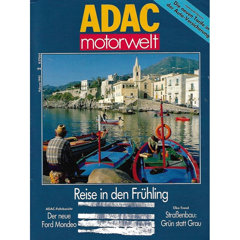 ADAC Motorwelt Heft.2 / Februar 1993 - Reise in den Frühling
