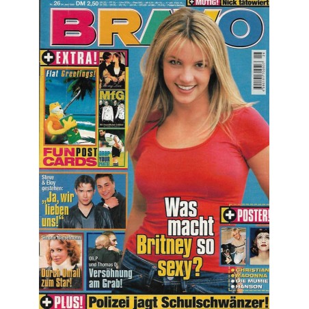 BRAVO Nr.26 / 24 Juni 1999 - Was macht Britney so sexy?