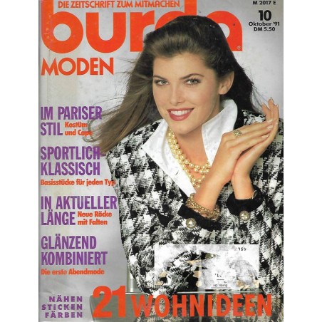 burda Moden 10/Oktober 1991 - Im Pariser Stil