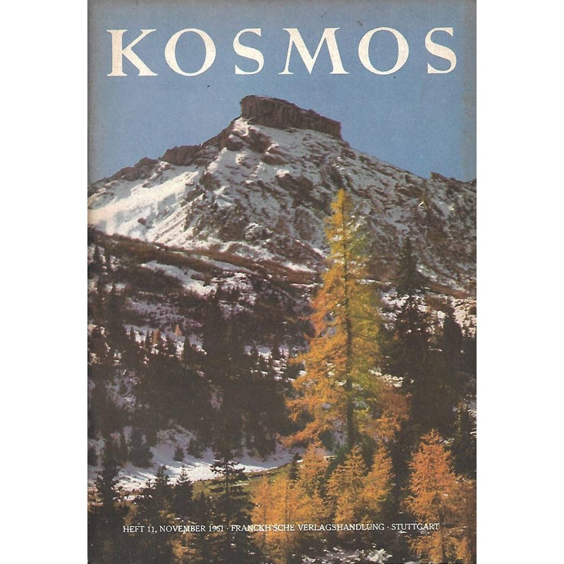 KOSMOS Heft 11 November 1961 - Passo Pordoi