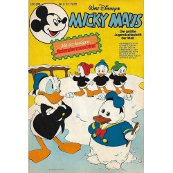Micky Maus Nr. 1 / 3 Januar 1978 - Kalendermaschine