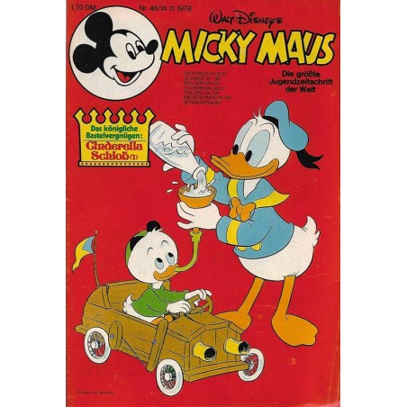 Micky Maus Nr. 46 / 14 November 1978 - Cinderella Schloß