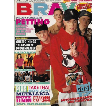 BRAVO Nr.50 / 3 Dezember 1992 - East17 Interview