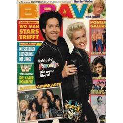 BRAVO Nr.14 / 26 März 1992 - Roxette die neue Show