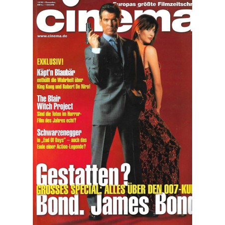 CINEMA 12/99 Dezember 1999 - Gestatten? Bond. James Bond