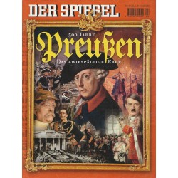 Der Spiegel Nr.4 / 22 Januar 2001 - 300 Jahre Preußen