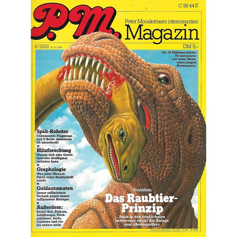 P.M. Ausgabe August 8/1983 - Das Raubtier Prinzip