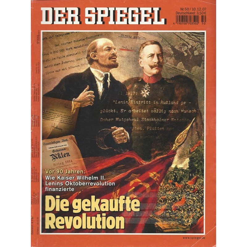 Der Spiegel Nr.50 / 10 Dezember 2007 - Die gekaufte Revolution