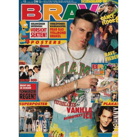 BRAVO Nr.13 / 21 März 1991 - Vanilla Ice Songtext