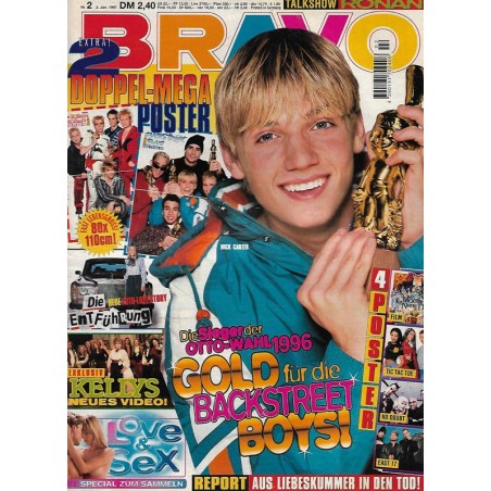 BRAVO Nr.2 / 2 Januar 1997 - Gold für die Backstreet Boys