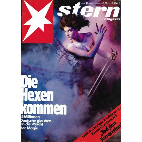 stern Heft Nr.38 / 11 September 1986 - Die Hexen kommen